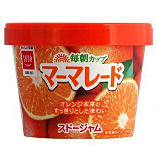 スドージャム 毎朝カップ マーマレード 120g×12個入【日本出荷】