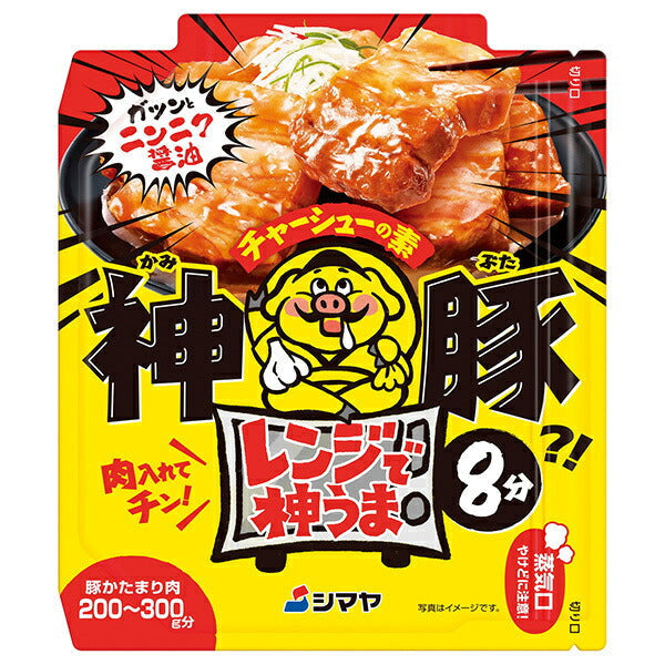 Shimaya Microwave Divine Pork Char Siu 80g x 10 bags [Shipped in Japan]