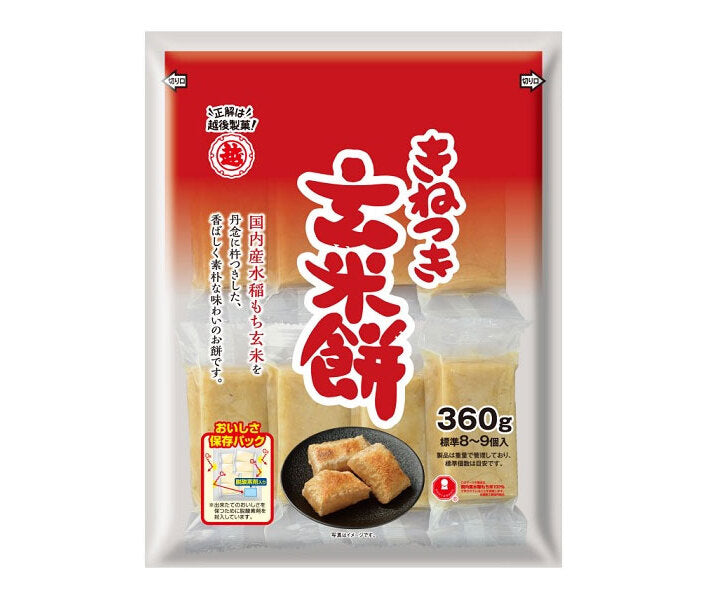 越後製菓 きねつき玄米餅 360g×12袋入【日本出荷】