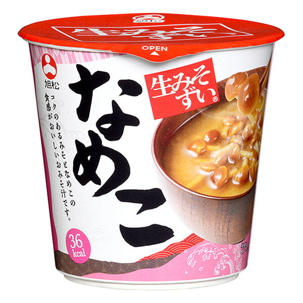 Asahimatsu Raw Misozui Nameko 60g x 6 pieces [Shipped in Japan]