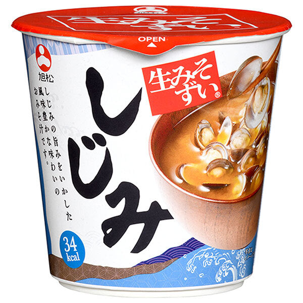 Asahimatsu Cup fresh miso water clam 50g x 6 pieces [shipped in Japan]
