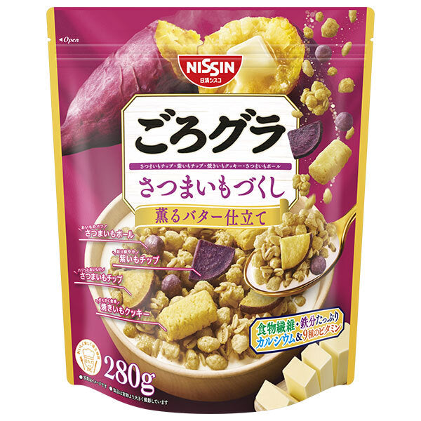 日清シスコ ごろグラ さつまいもづくし 280g×6袋入【日本出荷】