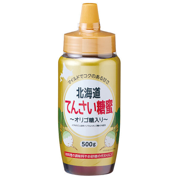 加藤産業 北海道 てんさい糖蜜(オリゴ糖入り) 500g×12本入【日本出荷】