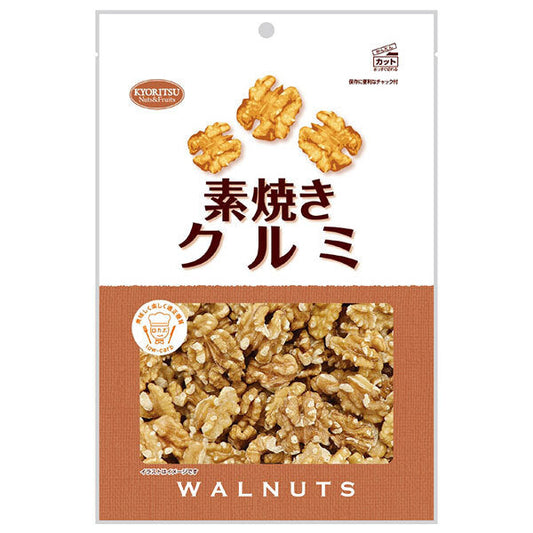 Kyoritsu Foods Unglazed Walnut Value 160g x 6 bags [Shipped in Japan]