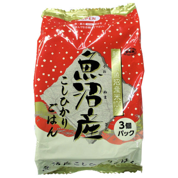 たかの 魚沼産こしひかり 3個パック (180g×3個)×4個入【日本出荷】