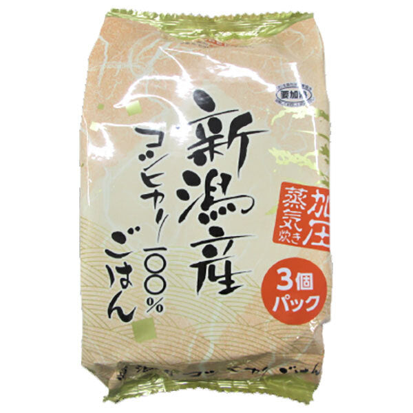 たかの 新潟産こしひかり 3個パック (180g×3個)×4個入【日本出荷】