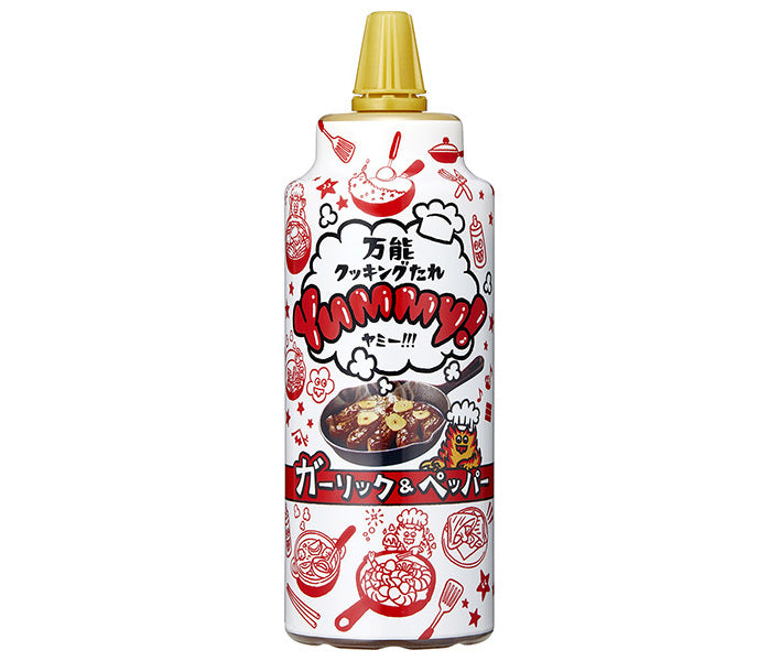 Yamasa Soy Sauce All-Purpose Cooking Sauce Yummy! Garlic & Pepper 240g PET bottles x 12 pieces [Shipped in Japan]