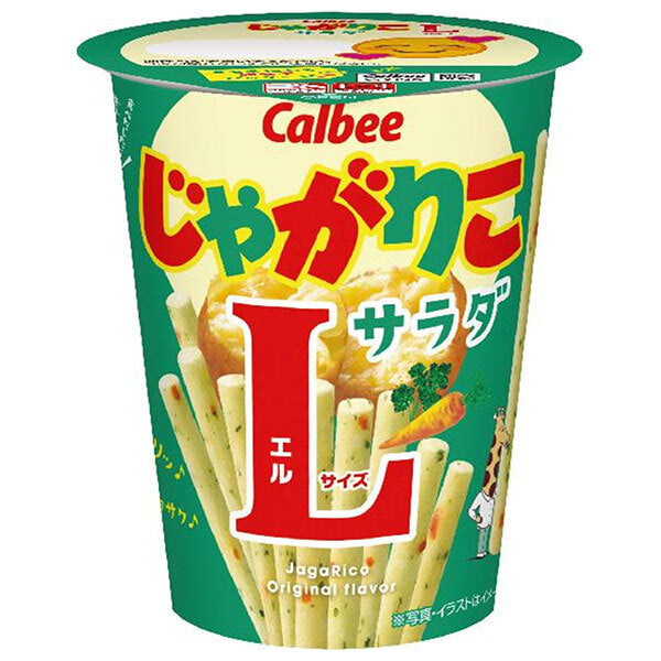 カルビー じゃがりこ サラダ Lサイズ 68g×12個入【日本出荷】