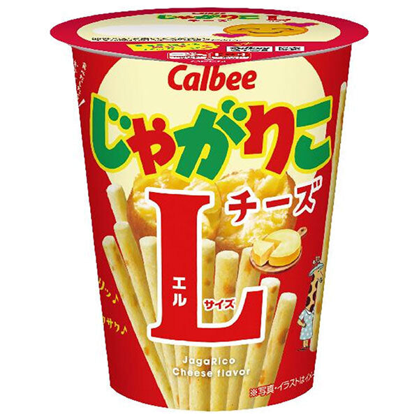 カルビー じゃがりこ チーズ Lサイズ 66g×12個入【日本出荷】