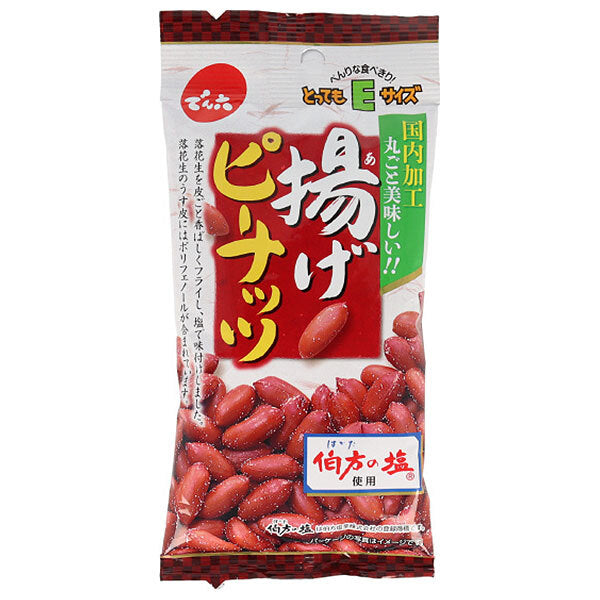 でん六 Eサイズ 揚げピーナッツ 34g×10袋入【日本出荷】