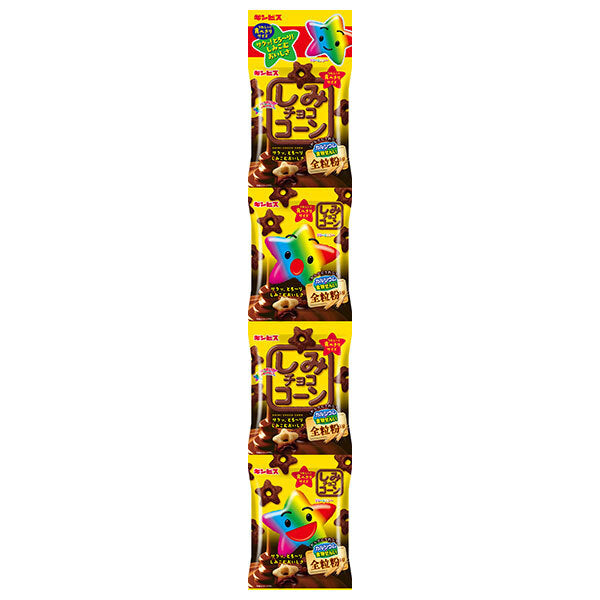 Ginbis Shimi Chocolate Corn Whole Grain 4 Rows 52g (13g x 4) x 12 bags [Shipped in Japan]