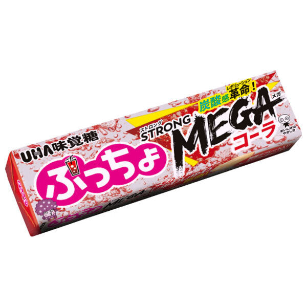 UHA味覚糖 ぷっちょスティック ストロングMEGAコーラ 10粒×10個入【日本出荷】