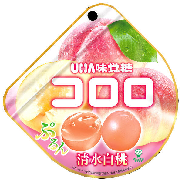 UHA味覚糖 コロロ 清水白桃 40g×6個入【日本出荷】