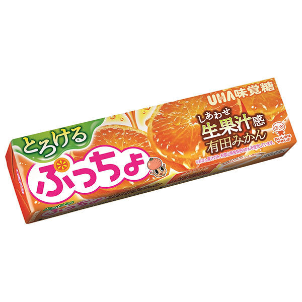 UHA味覚糖 ぷっちょスティック とろける有田みかん 10粒×10個入【日本出荷】