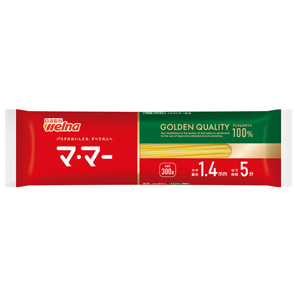 日清製粉ウェルナ マ マー スパゲティ 1.4mm 300g×40袋入【日本出荷】