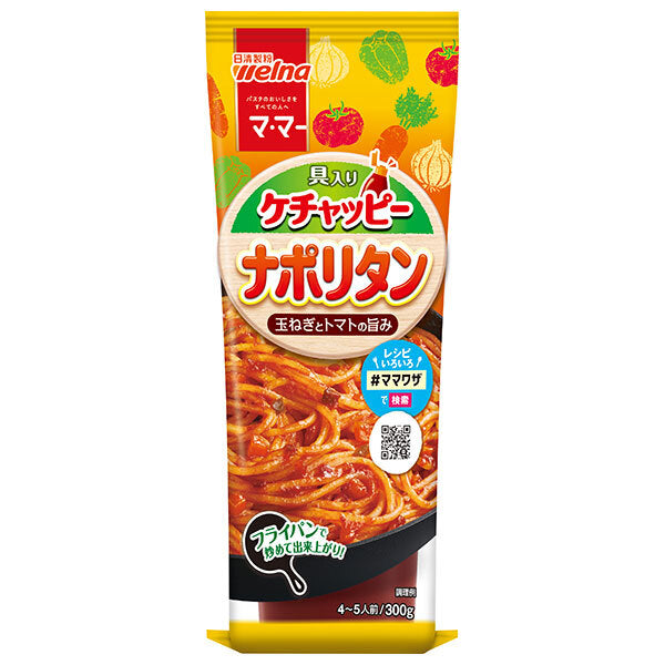 Nisshin Seifun Welna Ma Ma Kechappinapolitan with ingredients 300g x 15 bags [shipped in Japan]