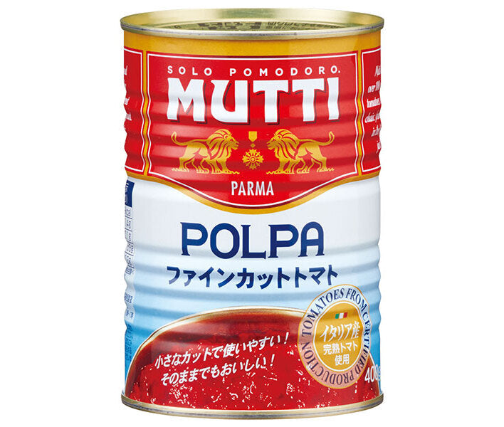 ムッティ MUTTI ファインカットトマト 400g缶×12本入【日本出荷】