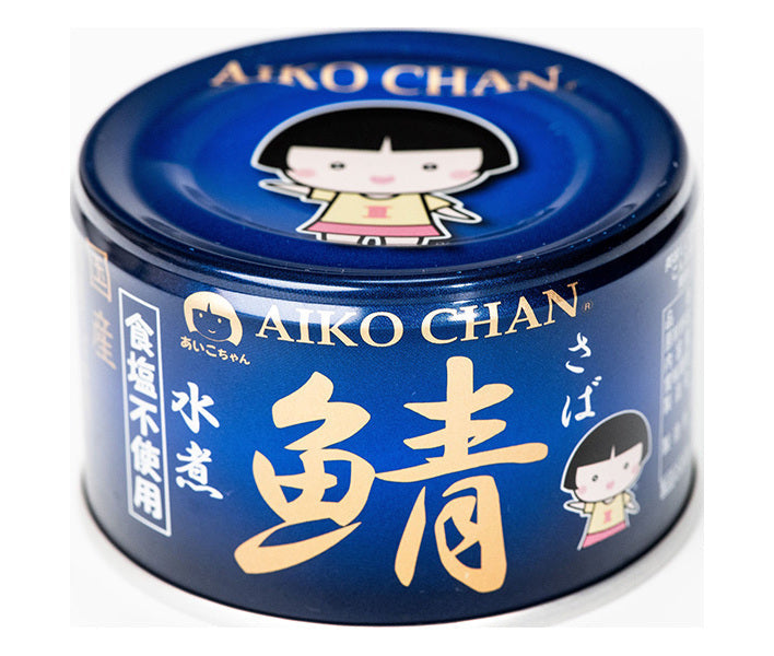 伊藤食品 あいこちゃん 青の鯖水煮 食塩不使用 150g缶×24個入【日本出荷】
