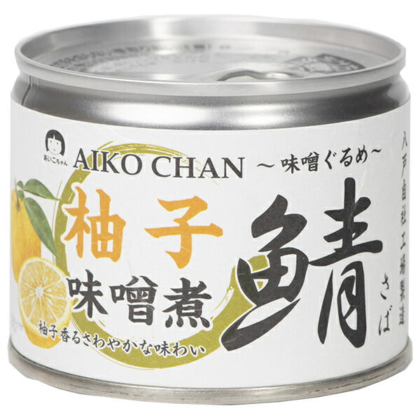 Ito Foods Aiko-chan mackerel stewed with yuzu miso 190g can x 24 pieces [shipped in Japan]