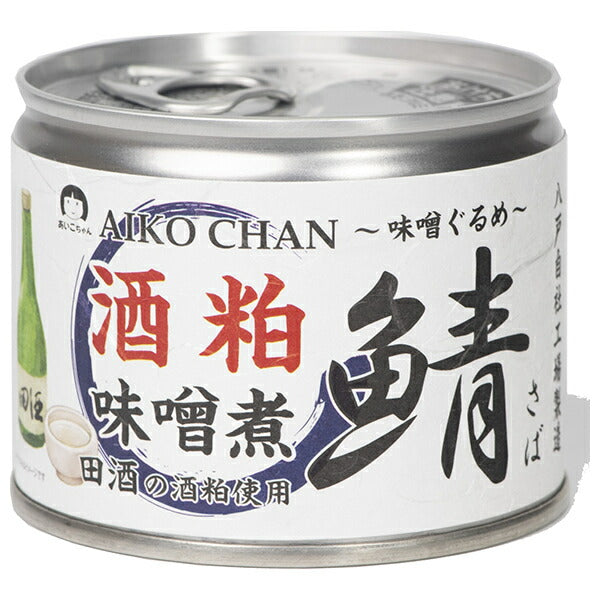 伊藤食品 あいこちゃん 鯖 酒粕味噌煮 190g缶×24個入【日本出荷】