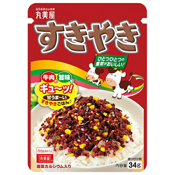 Marumiya Furikake Sukiyaki 34g x 10 bags [shipped in Japan]
