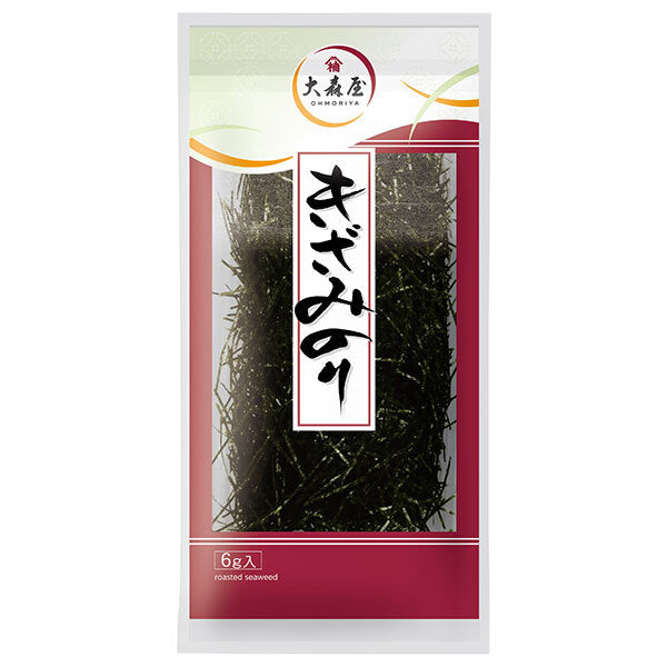大森屋 きざみのり 6g×10個入【日本出荷】