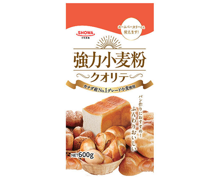 昭和産業 (SHOWA) クオリテ(強力小麦粉) 600g×20袋入【日本出荷】