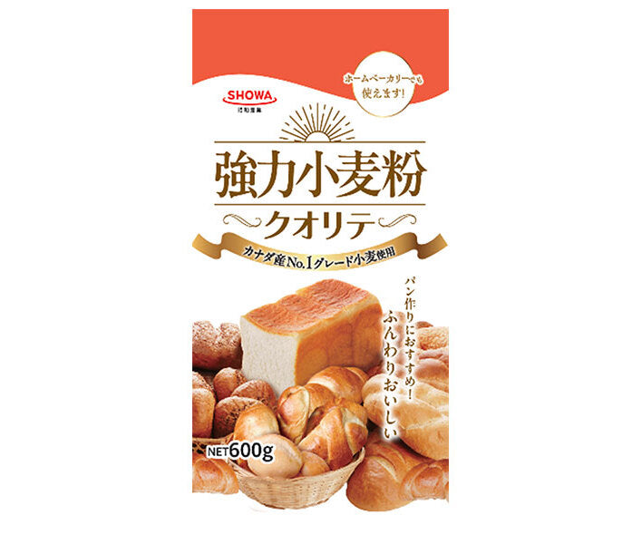 昭和産業 (SHOWA) クオリテ(強力小麦粉) 600g×20袋入【日本出荷】