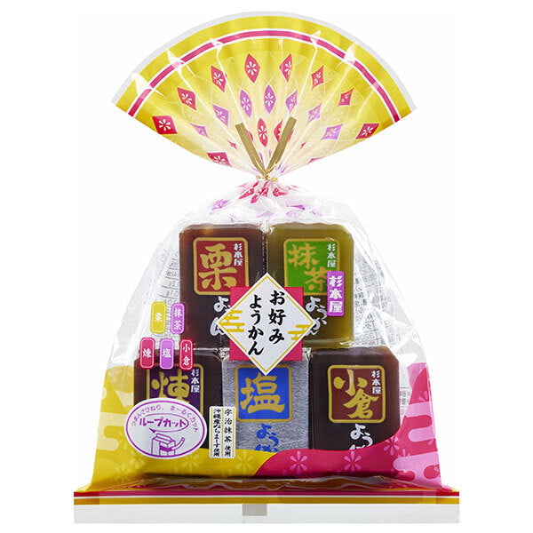 Sugimotoya Seika Okonomi Yokan 320g (40g x 8 pieces) x 12 bags [Shipped in Japan]