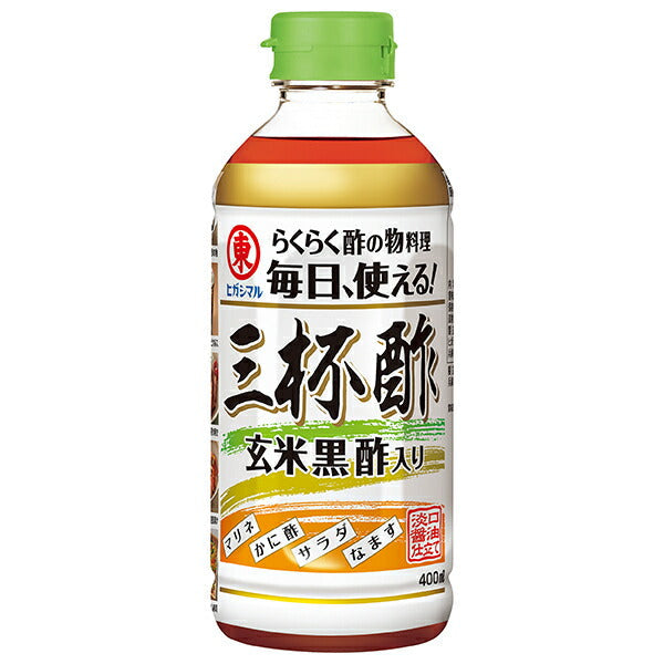 ヒガシマル醤油 三杯酢 400ml×12本入【日本出荷】
