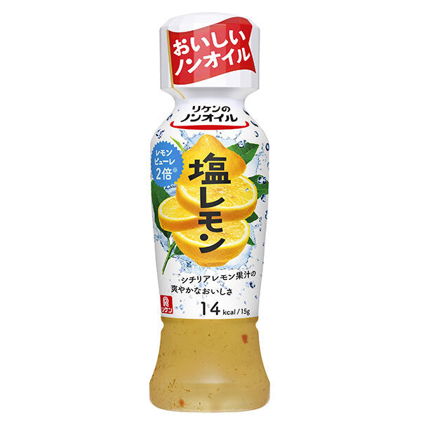 Riken Vitamin Riken's non-oil salted lemon 190ml plastic bottle x 12 pieces [shipped in Japan]