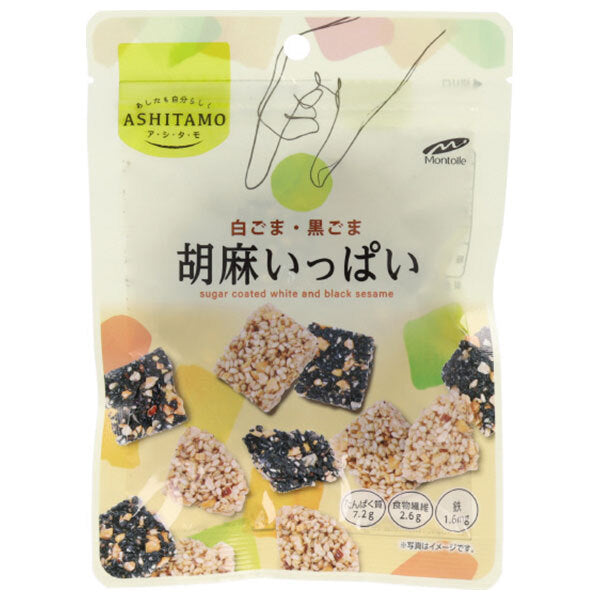 Montoire ASHITAMO Full of Sesame 38g x 12 pieces [Shipped in Japan]
