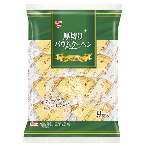 Ace Bakery Thick Sliced Baumkuchen 9 pieces x 12 bags [shipped in Japan]
