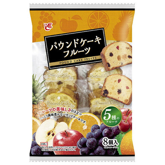 Ace Bakery Pound Cake Fruit 8 pieces x 10 bags [shipped in Japan]