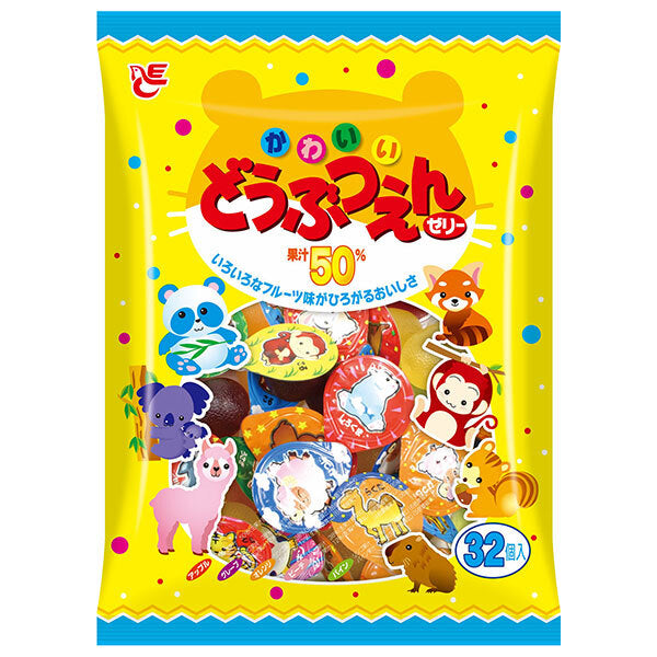 エースベーカリー どうぶつえんゼリー 32個×16袋入【日本出荷】