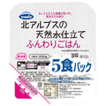 ウーケ 北アルプスの天然水仕立て ふんわりごはん 国内産100% (200g×5P)×8袋入【日本出荷】