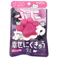 扇雀飴本舗 幸せにくきゅうグミ グレープ 30g×6袋入【日本出荷】