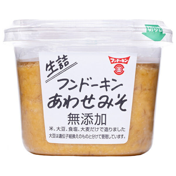 Fundokin Raw Awase Miso Additive-Free 500g x 6 pieces [Shipped in Japan]