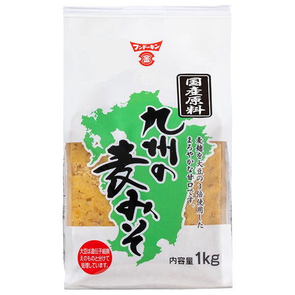 Fundokin Kyushu barley miso 1kg x 10 bags [shipped in Japan]