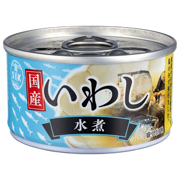 Shinada Canned Boiled Sardines Made with Domestic Sardines 80g cans x 24 pieces [Shipped in Japan]