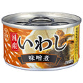 信田缶詰 いわし味噌煮 国産いわし使用 80g缶×24個入【日本出荷】