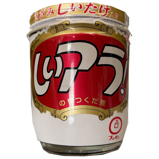 Bunsen Shredded Shiitake Mushroom Shiiara!Nori Tsukudani 158g bottle x 10 pieces [Shipped in Japan]