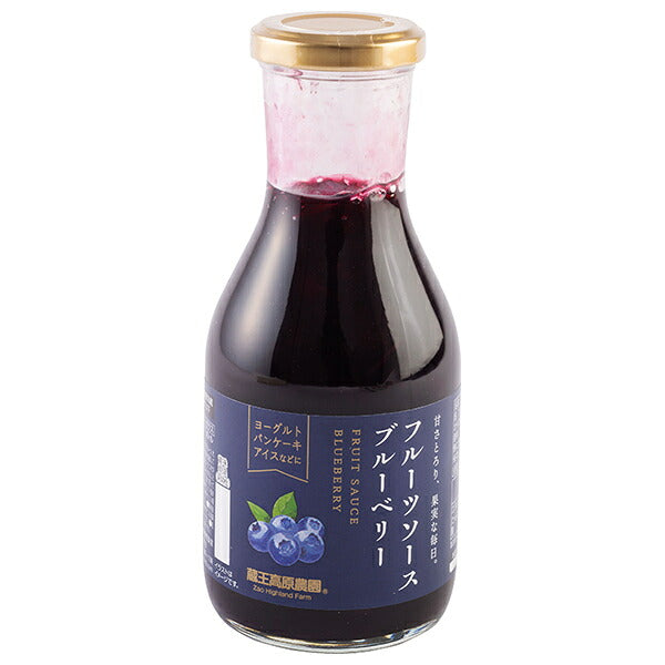 和歌山産業 フルーツソース ブルーベリー 320g×6本入【日本出荷】