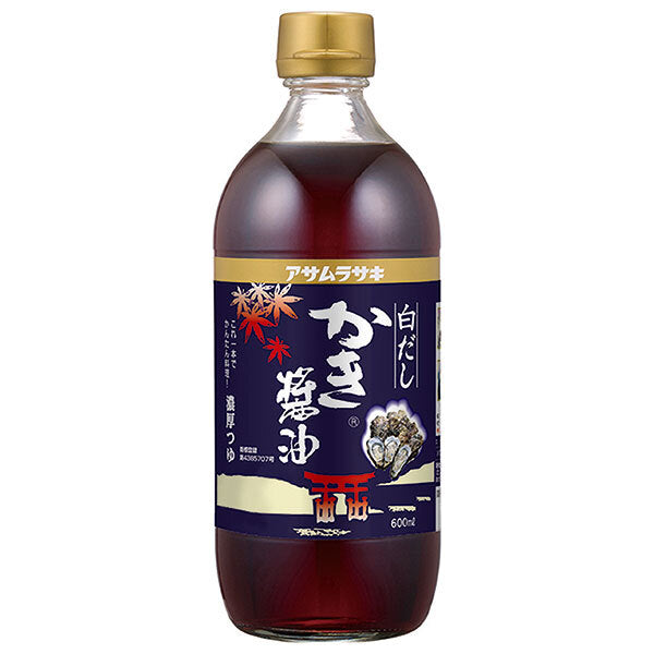 Asamurasaki White Dashi Kaki Soy Sauce 600ml x 12 bottles [Shipped in Japan]