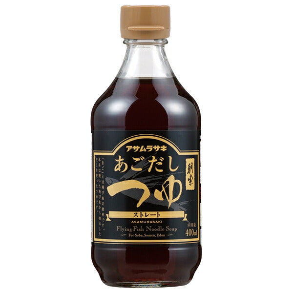 Asamurasaki Agodashi soup straight 400ml bottle x 12 bottles [shipped in Japan]