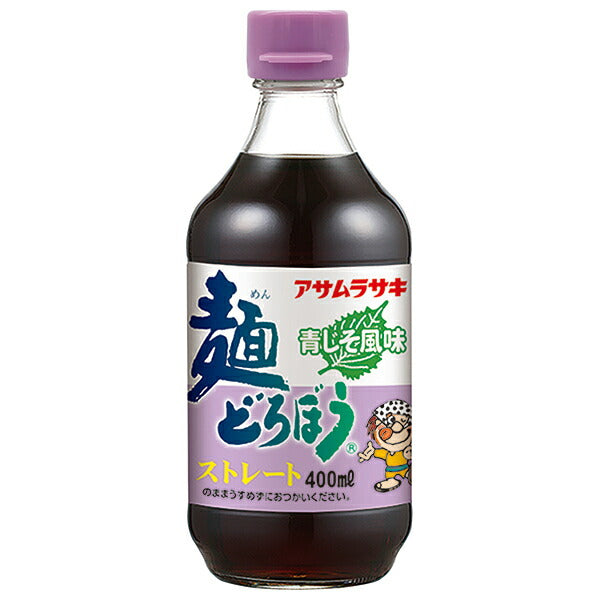Asamurasaki Noodle Dorobou Blue Perilla Flavor 400ml bottle x 12 bottles [Shipped in Japan]