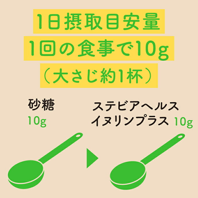 日本リコス ステビアヘルス イヌリンプラス 100g袋×6袋入【日本出荷】