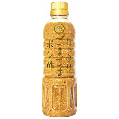 徳島産業 たっぷりごまごまポン酢 400mlペットボトル×12本入【日本出荷】