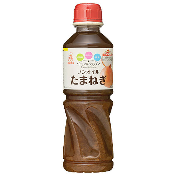 Kenko Mayonnaise Triple Balance Oil-Free Onion 500ml x 12 pieces [Shipped in Japan]