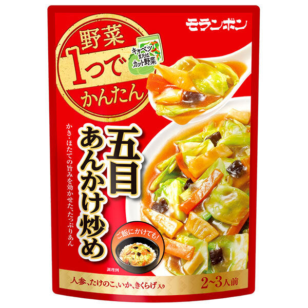 Moranbong Easy Stir-Fried Gomoku Ankake with One Vegetable 310g x 10 Bags [Shipped in Japan]